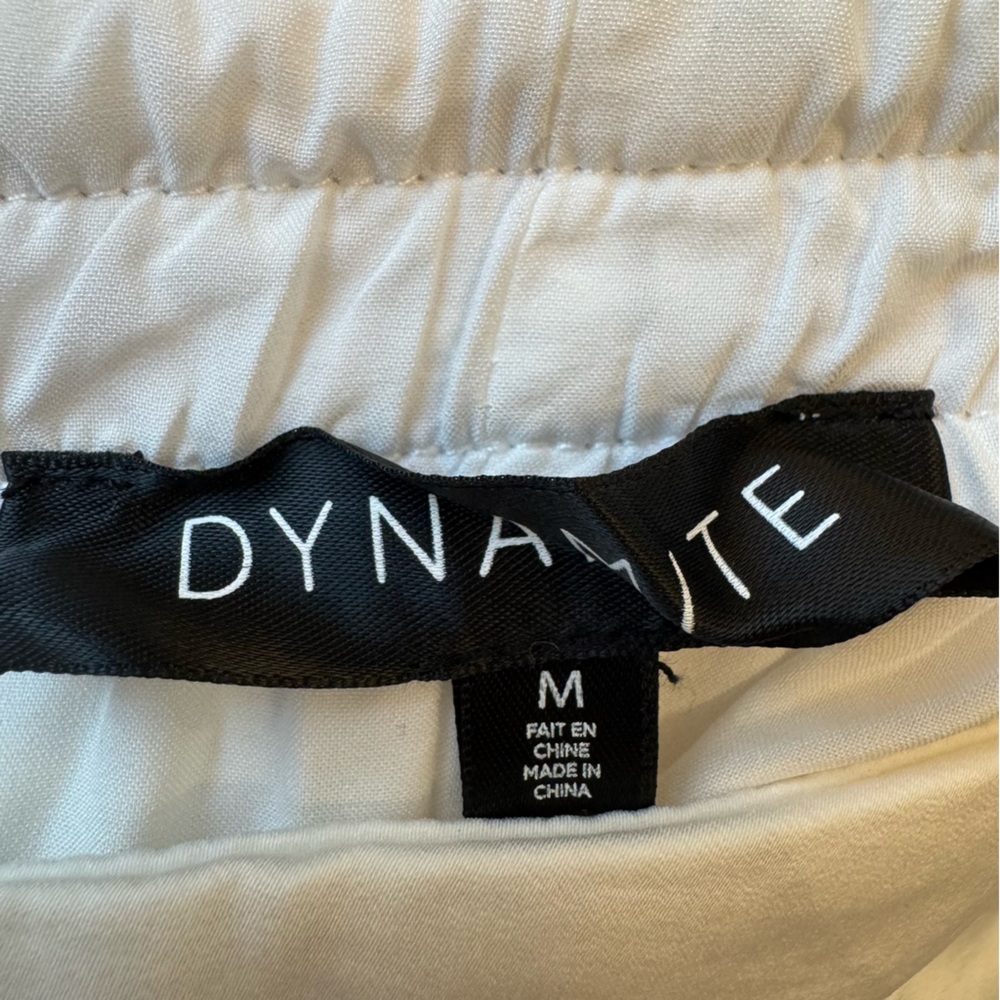 Dynamite White Wide-Leg Pants - Picture 5 of 6